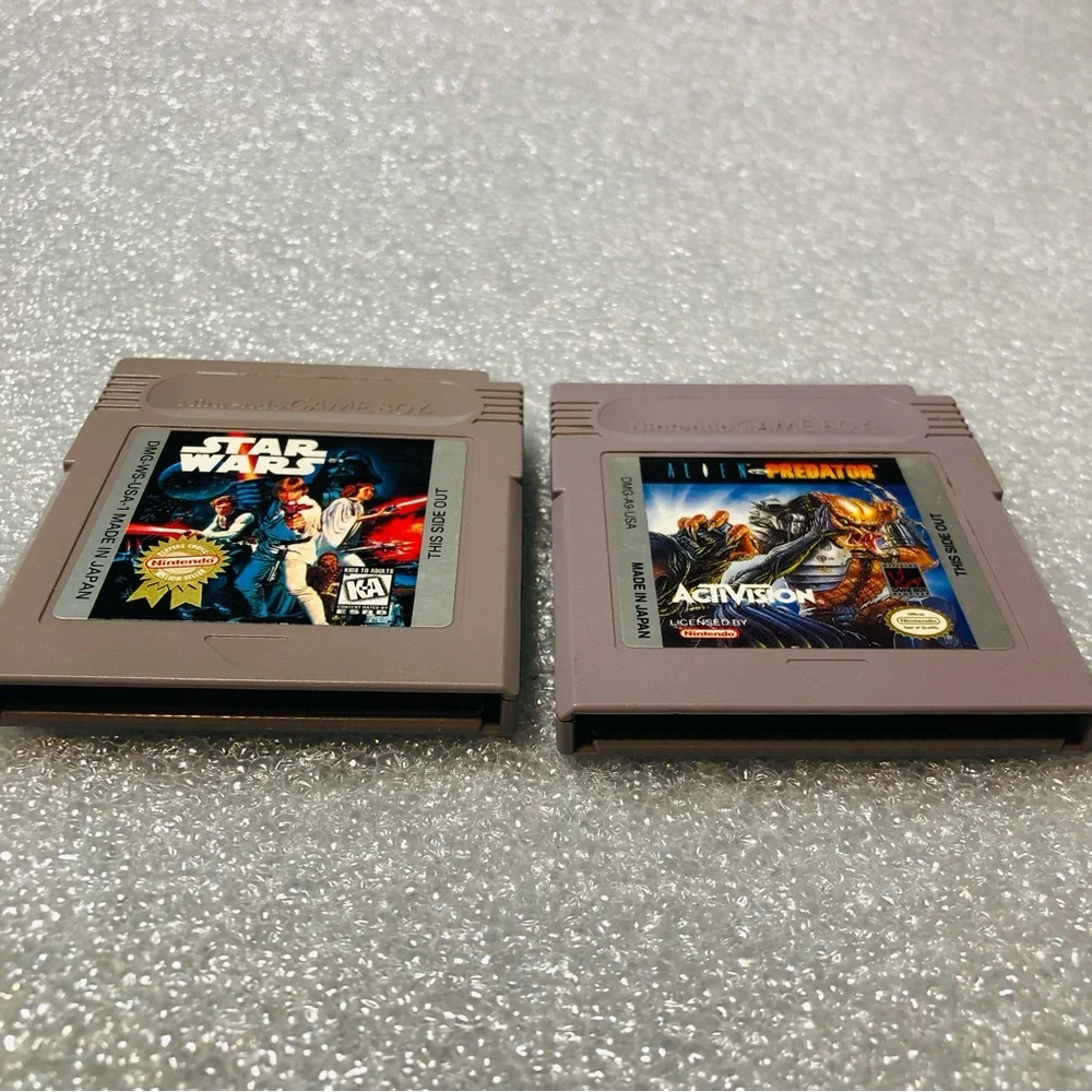 Activision Alien vs. Predator Star Wars Lot 2 (Nintendo Game Boy) Works Tested